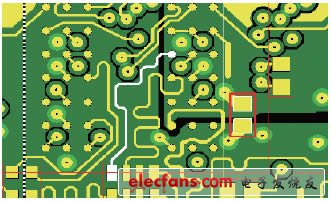 软件仿真可提高PCB设计效率的方法,由于电容距离信号太远以至于不能连接断层而导致的EMC问题,第2张