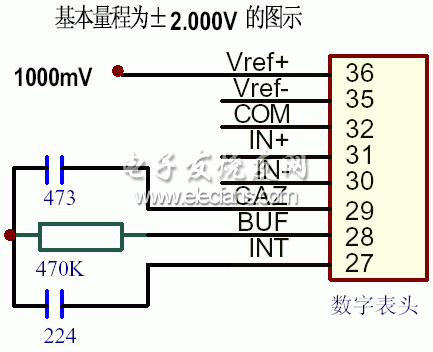 数字电压表ICL71067107的应用,第3张