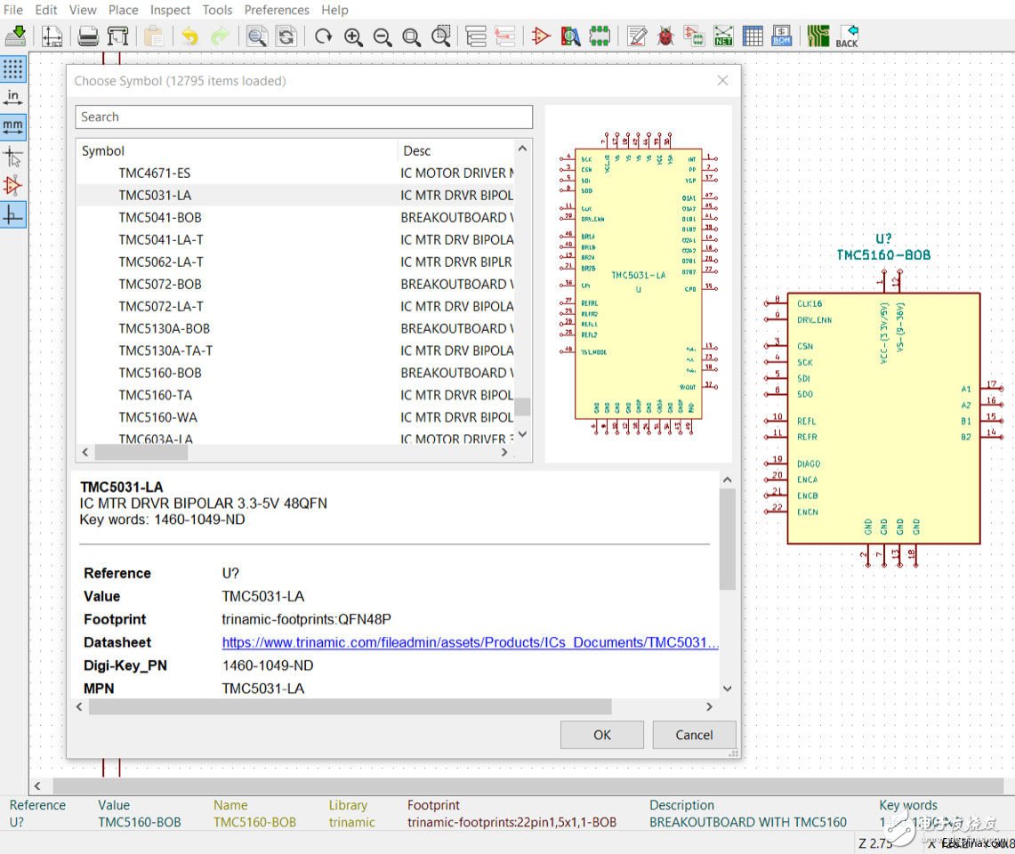 Key 推出供应商驱动型 KiCad 资料库,TRINAMIC-Library.jpg,第2张