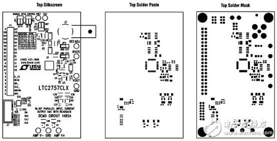 LTC2757：高精度数模转换器设计方案,图2 LTC2757参考PCB（1）,第3张