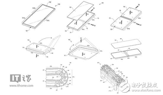 三星新专利曝光：可弯曲屏幕加机械铰链 创意感十足,第2张
