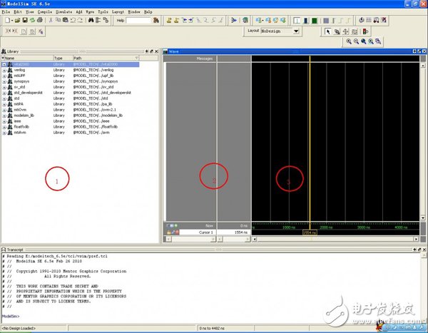 ModelSim SE的几个 *** 作：open,load,import,save format,启动ModelSim软件,第2张