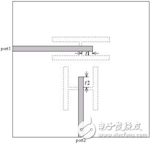 一种UHF频段高极化隔离度双极化RFID读写器天线设计,天线馈电,第4张