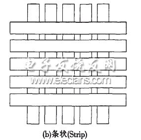 单层膜ITO实现多点触摸的设计方案,各种电极图形,第4张