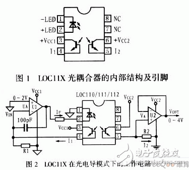 应用于隔离放大器的LOC11X线性光耦合器, 应用于隔离放大器的LOC11X线性光耦合器,第3张