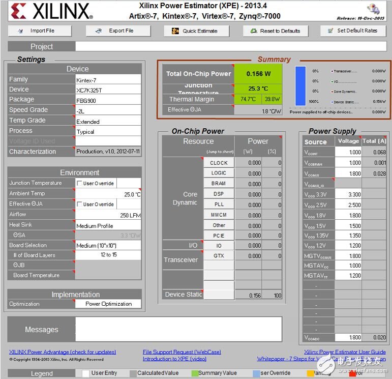 FPGA电源简介,功率估算器工具。,第4张