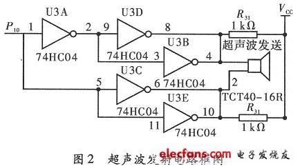 超声波测距系统方案研究与设计,发射部分的电路,第4张