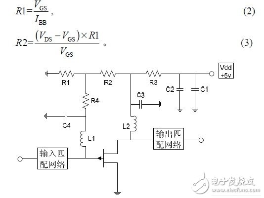 基于反馈技术的宽带低噪声放大器的设计,放大器的偏置电路,第3张