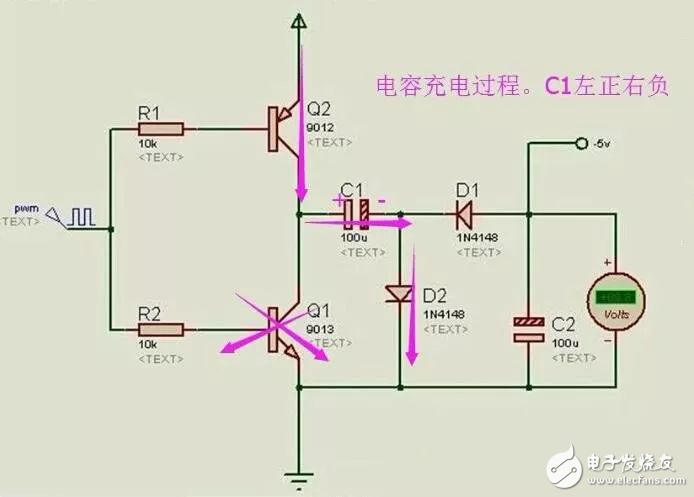 单片机电子电路中常用的两种负压产生电路解析,单片机电子电路中常用的两种负压产生电路解析,第6张