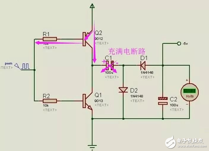 单片机电子电路中常用的两种负压产生电路解析,单片机电子电路中常用的两种负压产生电路解析,第7张