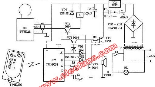 采用TWH9251的微波防盗报警器,第2张