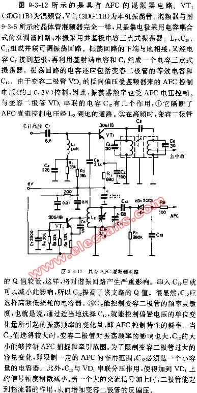 具有AFC混波器电路图,第2张