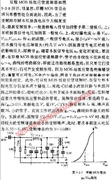 双栅MOS场效应管混频器电路图,第2张