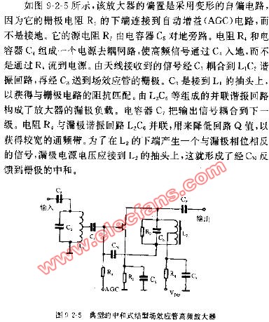 中和式结型场效应管高频放大器电路图,第2张