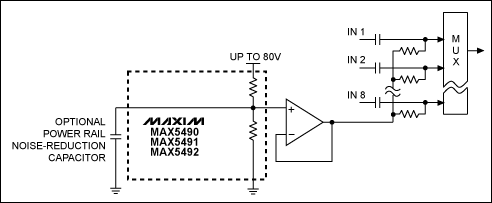 Rail Splitter, from Abraham Li,Figure 2. A multiple precision-matched bias supply.,第3张