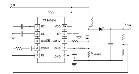 TPS40210异步升压电源控制方案,第3张