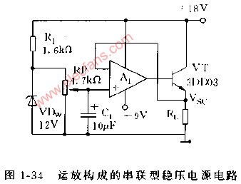 运放构成的稳压型电源电路,第2张