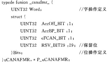 LPC2000系列CAN验收滤波的编程及应用,第3张