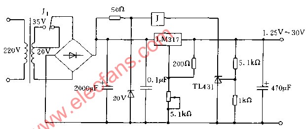 自适应式稳压电源电路,第2张