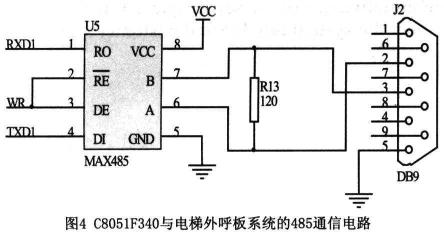 基于C8O51F34O双串口电梯远程控制的系统设计,第5张