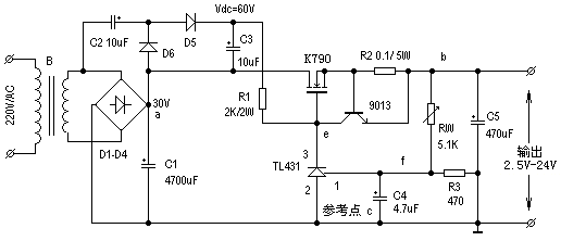 可调分流基准芯片TL431的特性及其功能应用,第9张