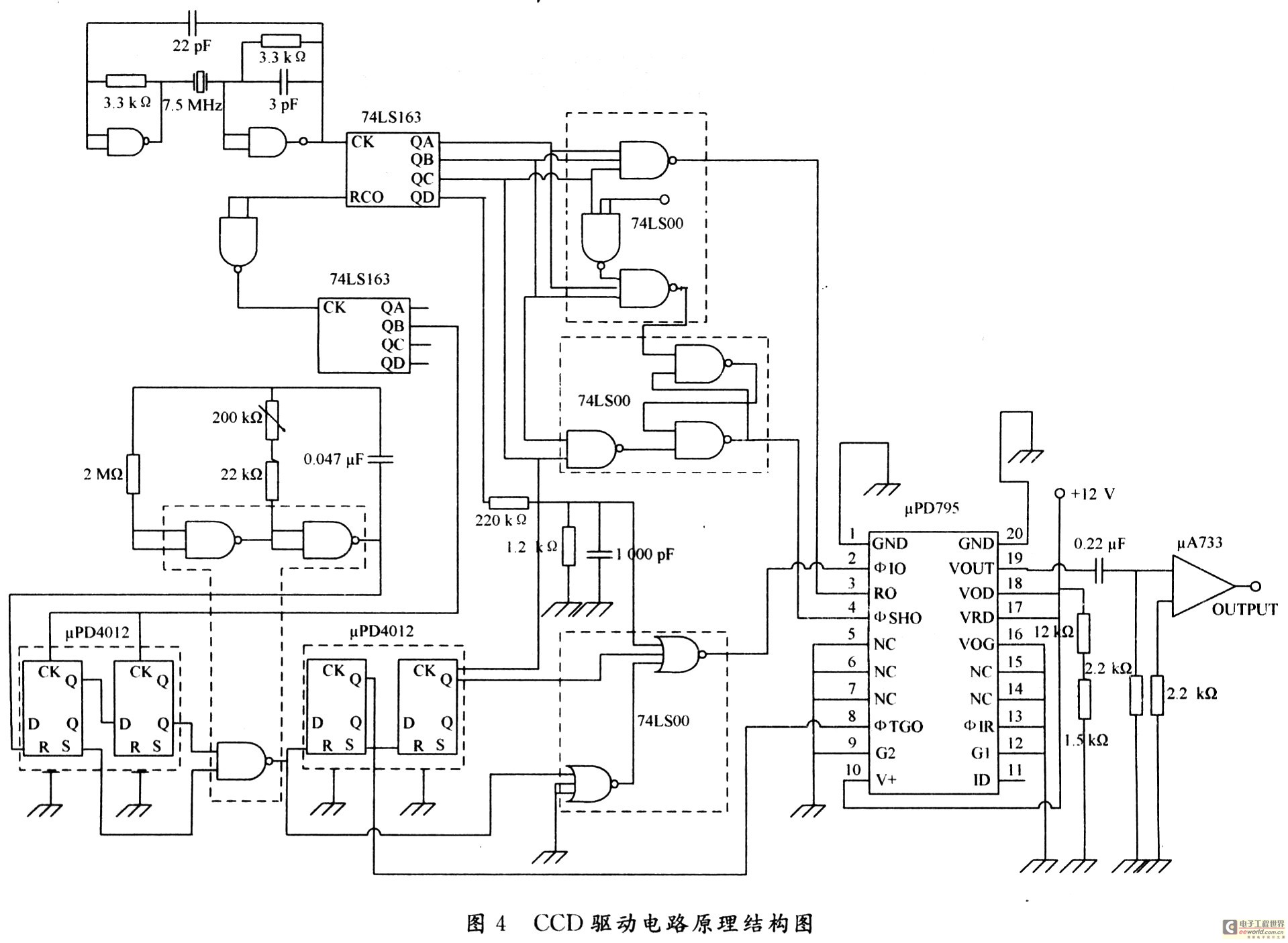 基于μPD795的CCD相机系统中驱动电路的设计,第5张