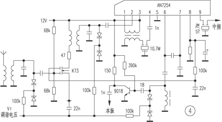 最优秀的FM高频头电路 (AN7254组成),第2张