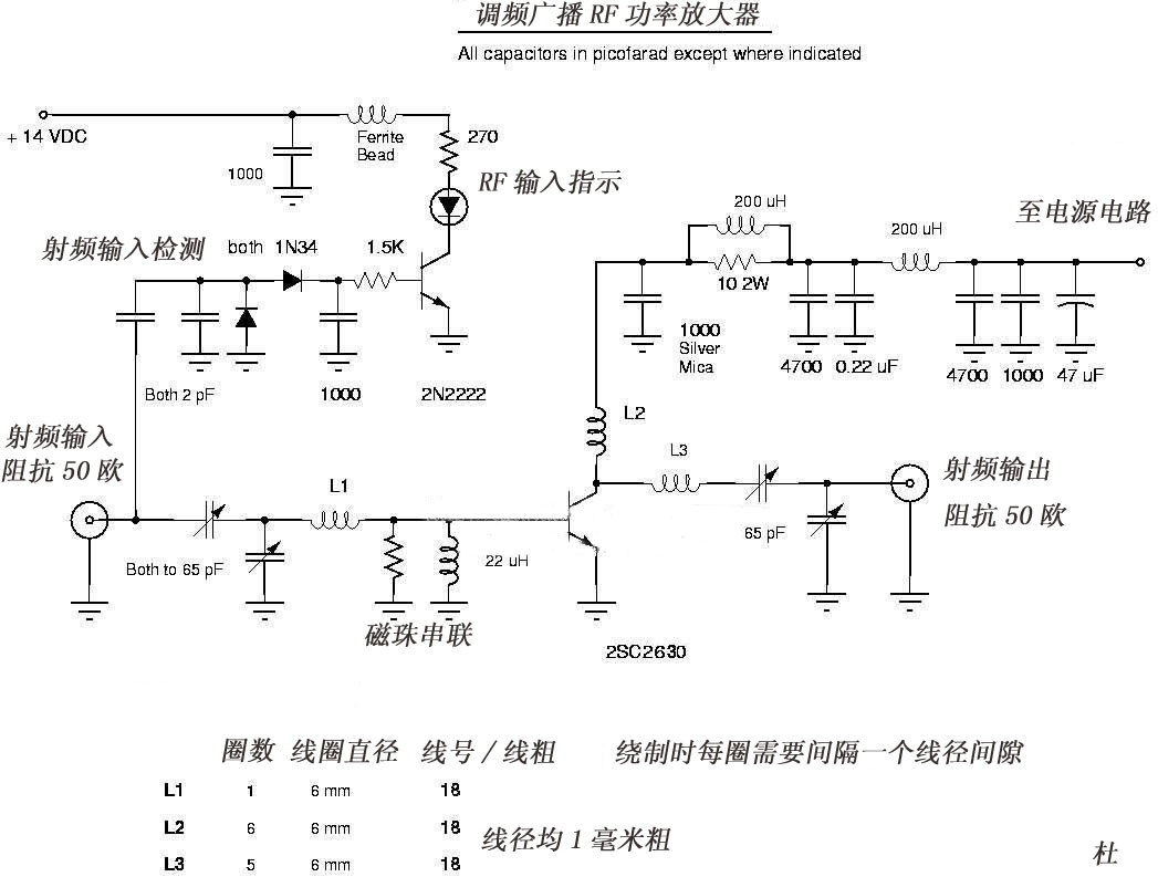 2SC2630 30-60瓦FM广播RF功率放大器(30-6,第2张