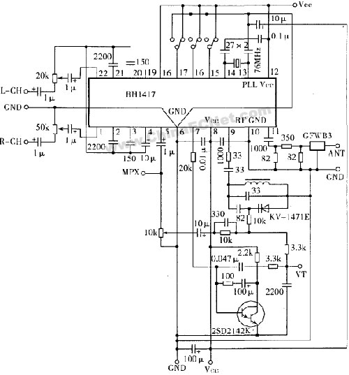 由BH1417制作高保真数码调频发射器,第3张