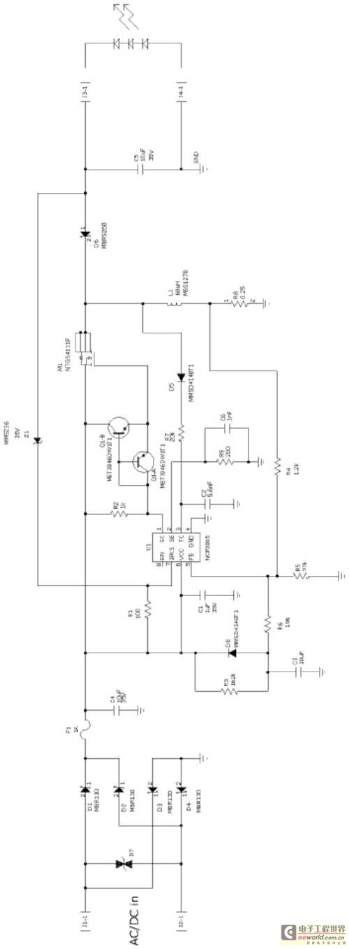 用于MR16 LED的1W至5W LED驱动器参考设计,第5张