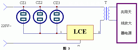 共用天线放大器电源自控器电路原理,第2张