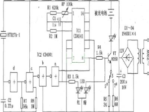 用CD4541制作的镉镍电池充电器电路,第2张