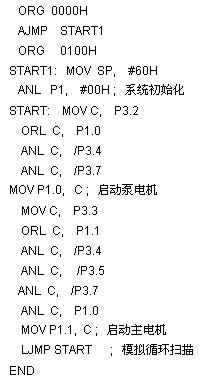 采用Atmel89c2051仿真PLC控制方法,第8张