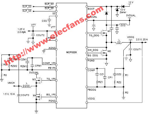 12v转(变)1.8V1.2V、5V电路图,第2张