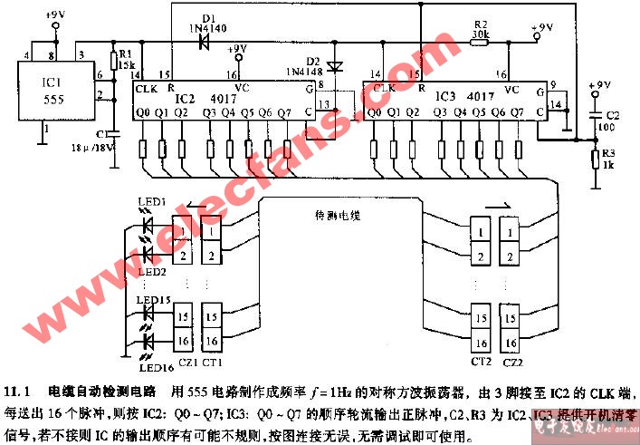 电缆自动检测电路图,第2张