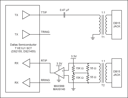 JJ-20.11-Compatible Interface,Figure 5. Illustration of a network interface circuit.,第5张