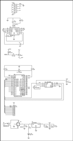 MAX6901 RTC与8051微控制器的接口,图1. 子卡原理图,第3张