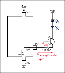 Driving LEDs with Open Drain P,Figure 7. Active-Low, constant current sink LED drive.,第8张