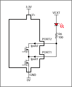 Driving LEDs with Open Drain P,Figure 4. Paralleling outputs - the lower cost way.,第5张