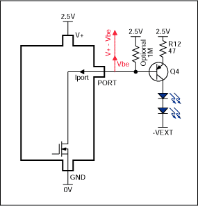 Driving LEDs with Open Drain P,Figure 8. Active-Low, constant current source LED drive.,第9张