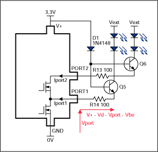 Driving LEDs with Open Drain P,Figure 9. Using a Zener Diode to Minimize Driver Headroom.,第10张