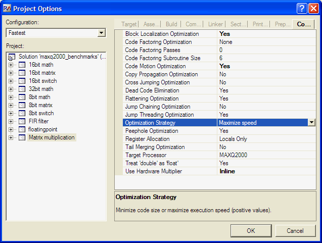 MAXQ竞争力分析研究-MAXQ Competitive A,Figure 5. Project options used in Rowley,第6张