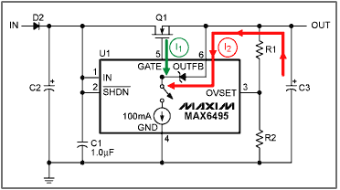 过压保护的备用电路: 技巧和窍门,图4. 典型的限压电路提供输出电容放电通道,第5张