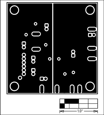 采用MAXQ2000实现与MAX1169的高速I&sup2;,图3. MAX1169评估板采用独立的模拟地和数字地,第4张