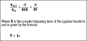 滤波器的设计使用集成模块-Filter Design Usi,Figure 2. Transfer function of the integrator circuit block in Figure 1.,第3张