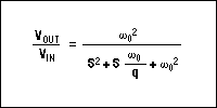 滤波器的设计使用集成模块-Filter Design Usi,Figure 3. Transfer function of a 2nd-order filter with lowpass response.,第4张