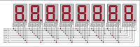 Charlieplexing - Reduced Pin-C,Figure 2. The MAX6951 uses Charlieplexing - only 9 pins to drive 8 digits.,第3张