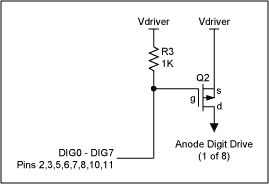 使用MAX72197221向更高电压或电流-Using t,Figure 1. Current boosting the digit drive while retaining a low voltage LED supply.,第2张