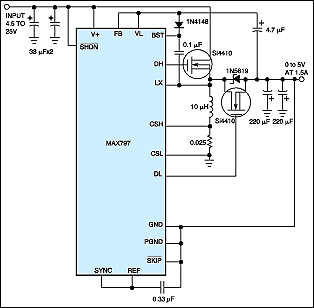 Synchronous Rectification Aids,Figure 10. The inverting topology requires that the synchronous switch be in series with the output.,第11张