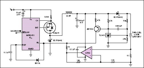 Proper Handling Helps Make the,Figure 2. For applications that require more than 200mA of charging current, this circuit employs a switching MOSFET external to the controller IC.,第4张